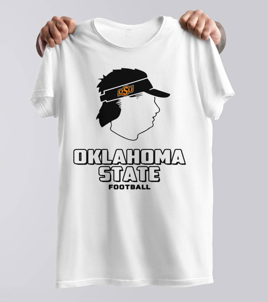Oklahoma State OSU Head Visor Football T-Shirt