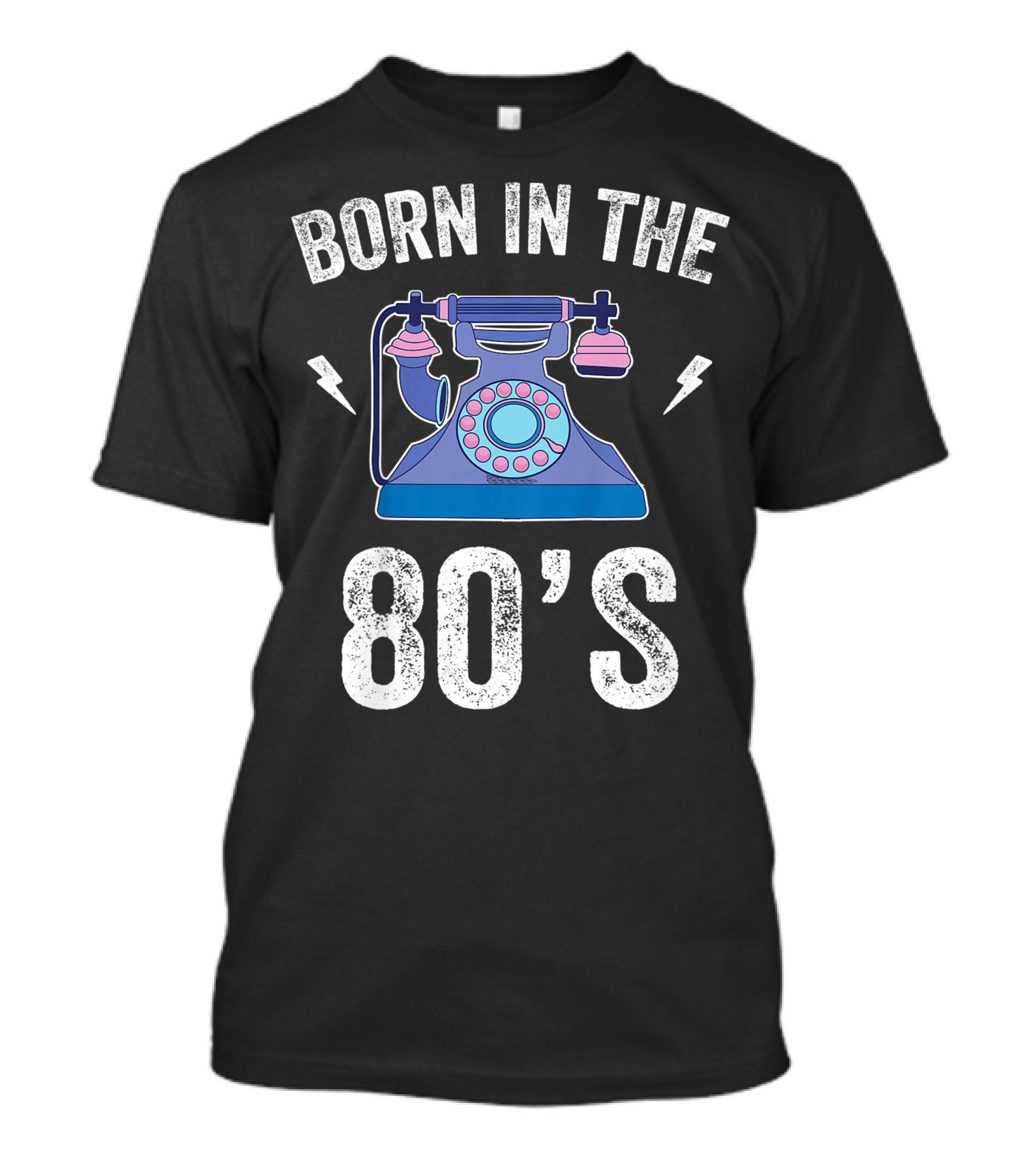 Born In The 80's Rotary Telephone 1980 Generation T-Shirt