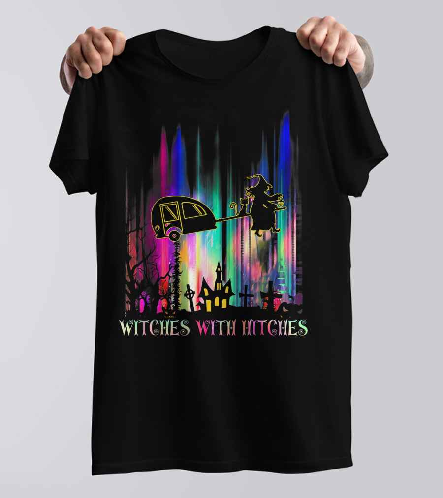 Witches With Hitches Camping Halloween Holiday Spectacle T-Shirt