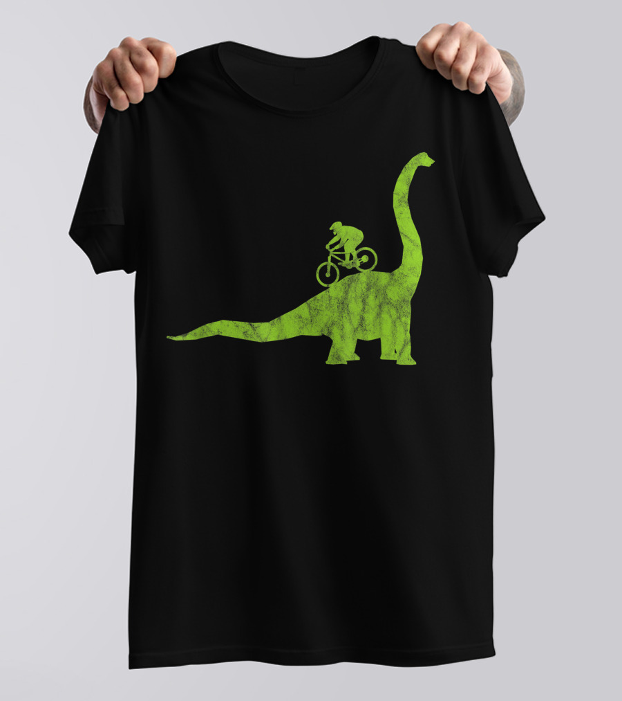 Mountain Bike MTB Dinosaur Funny Cycling Bicycle Rider Adventure T-Shirt