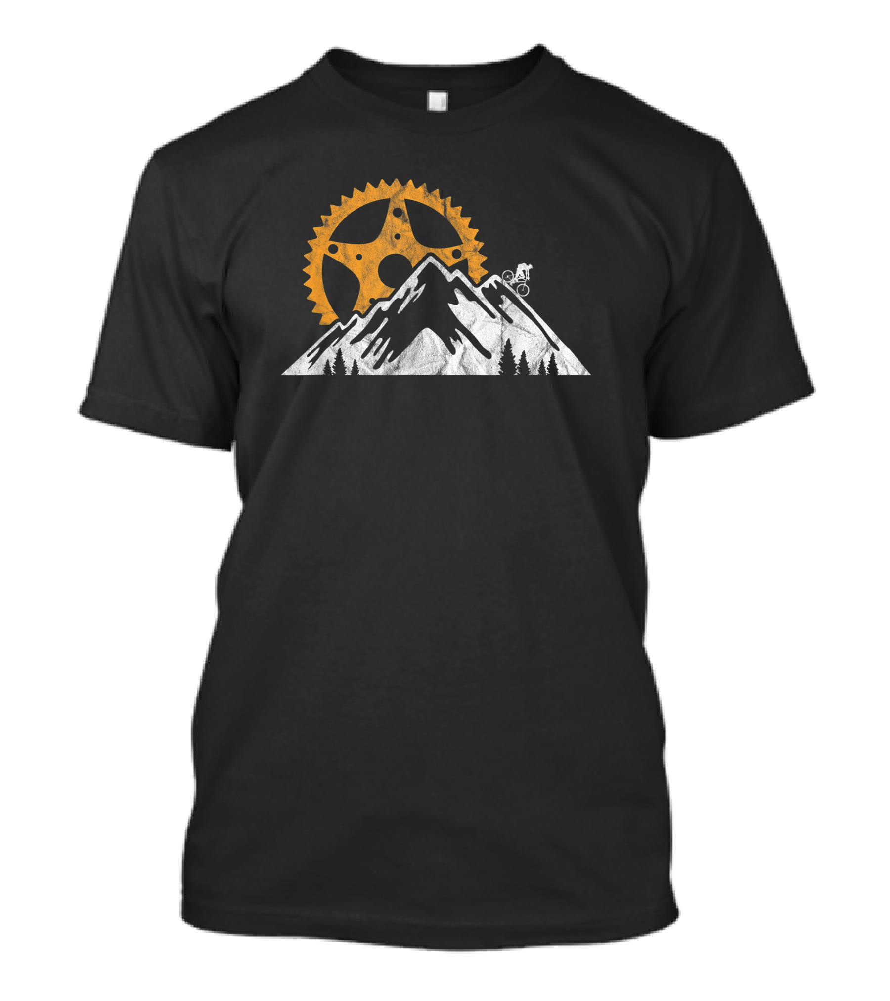 Mountain Bike Cycling Bicycle Gear And Downhill Adventure Biking T-Shirt