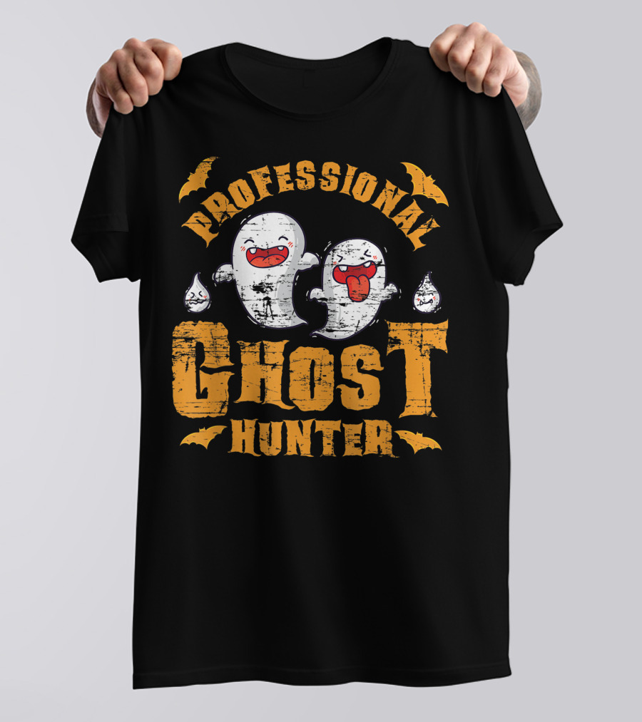 Professional Ghost Hunter Funny Spooky T-Shirt