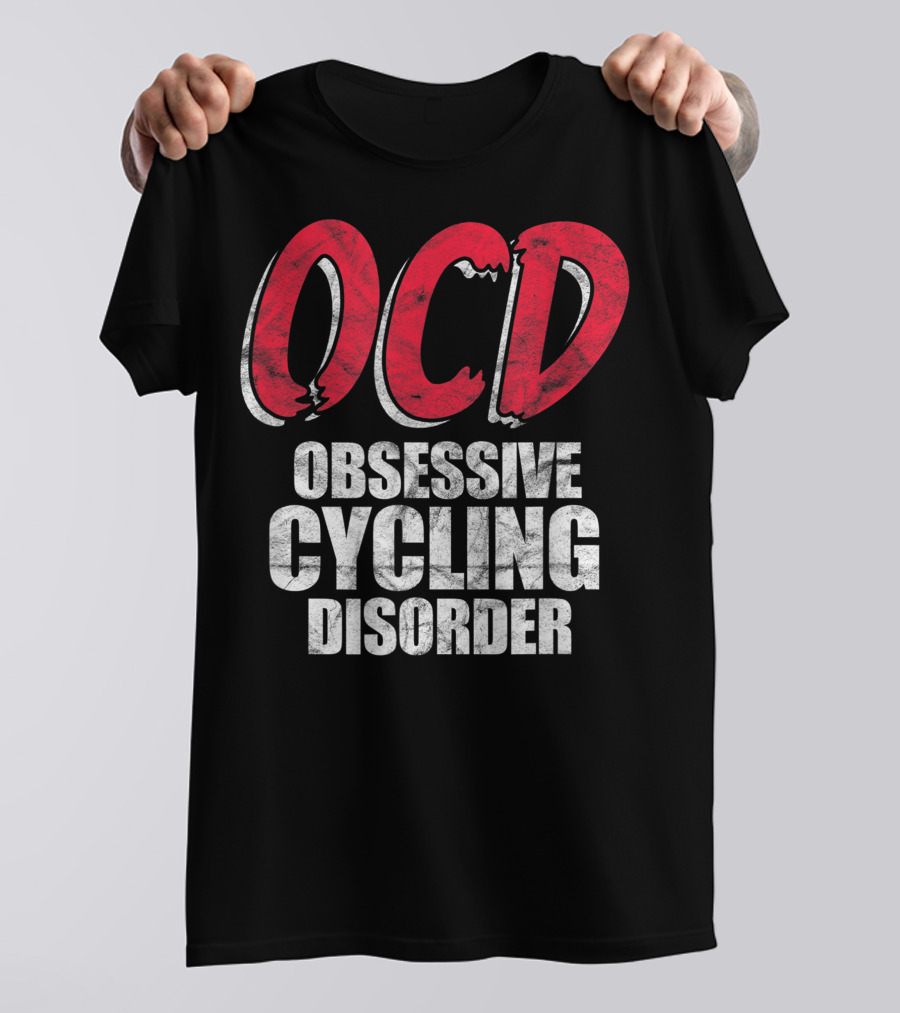 OCD Obsessive Cycling Disorder Funny Bike Cycling Biking Basic T-Shirt