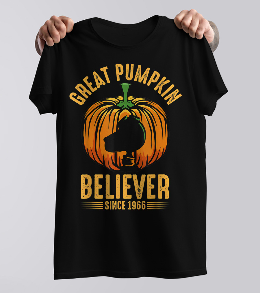 Great Pumpkin Believer Since 1966 Halloween Best T-Shirt
