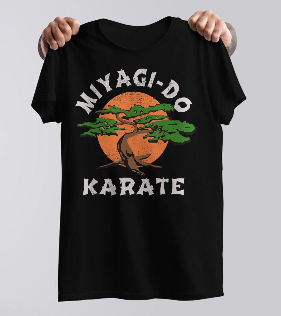 Miyagi Do Karate Funny Karate Live Vintage Best Tree T-Shirt