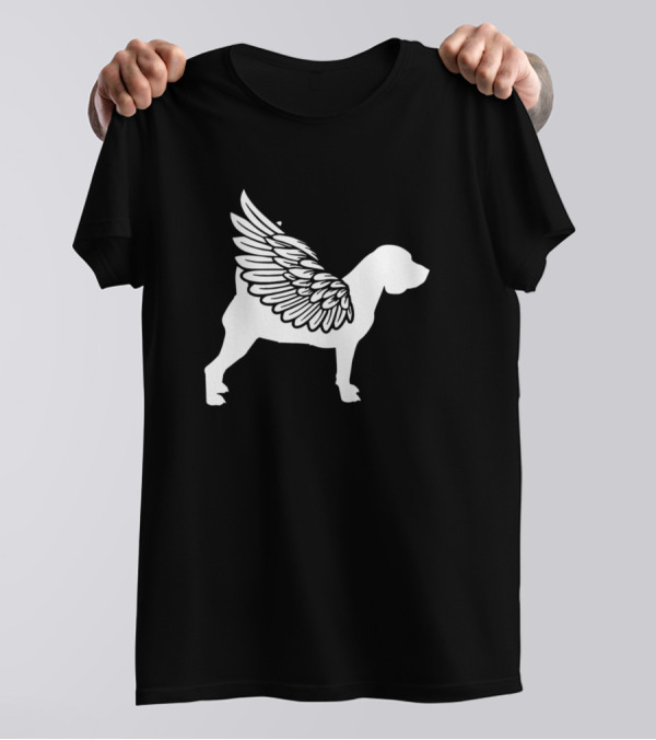 Beagle Dog Angel Wings T-Shirt