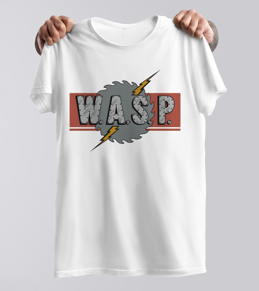W.A.S.P. Lightning Saw Blade T-Shirt