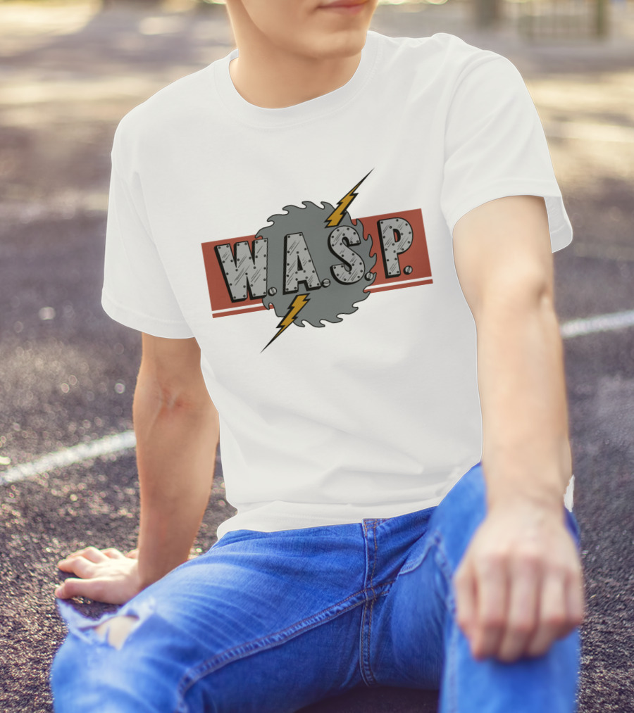 W.A.S.P. Lightning Saw Blade T-Shirt
