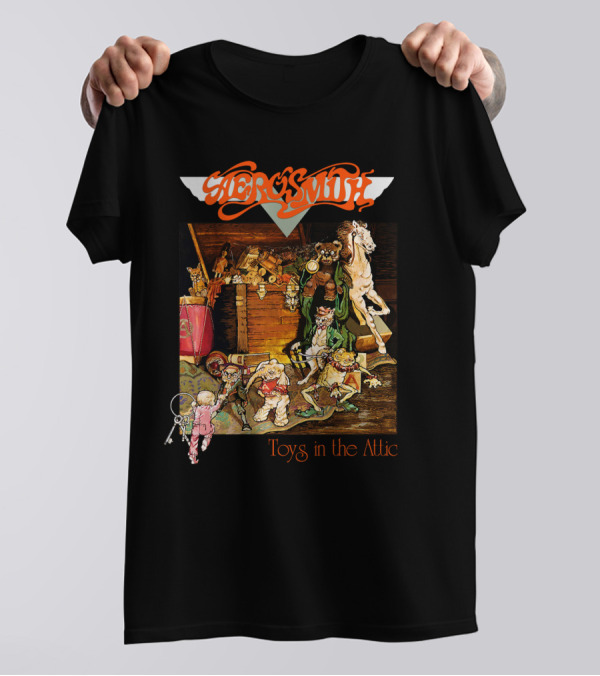 Aerosmith Toys In The Attic Album Cover T-Shirt