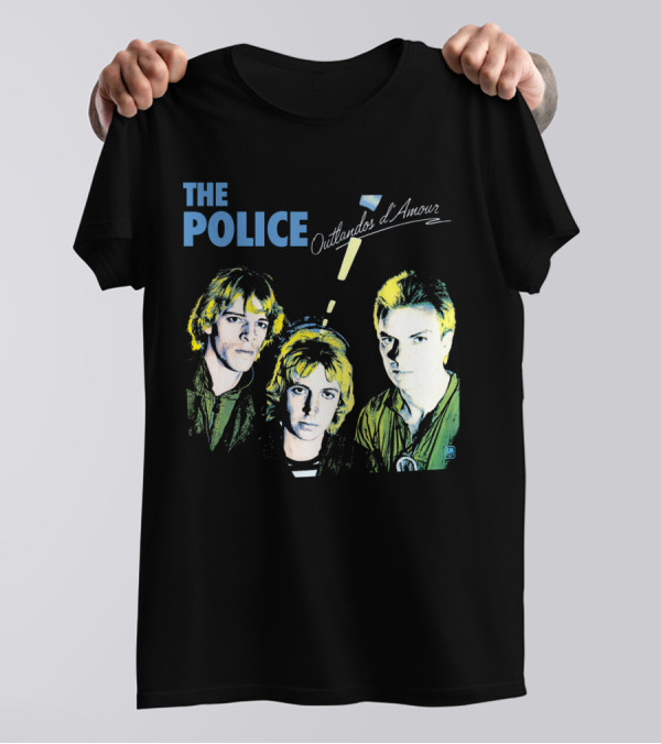 The Police Outlandos D'Amour Album Cover T-Shirt