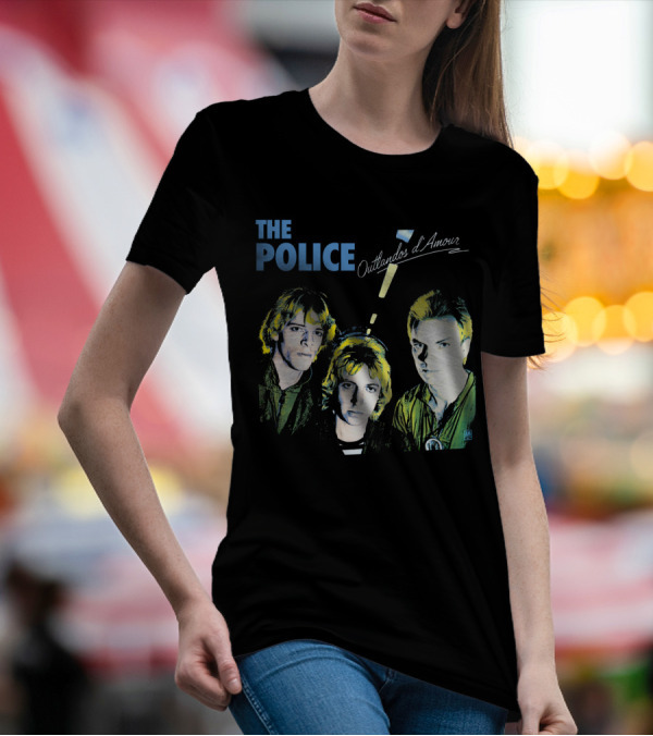 The Police Outlandos D'Amour Album Cover T-Shirt