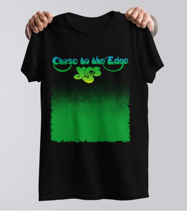 Close To The Edge Yes Logo Green Gradient T-Shirt