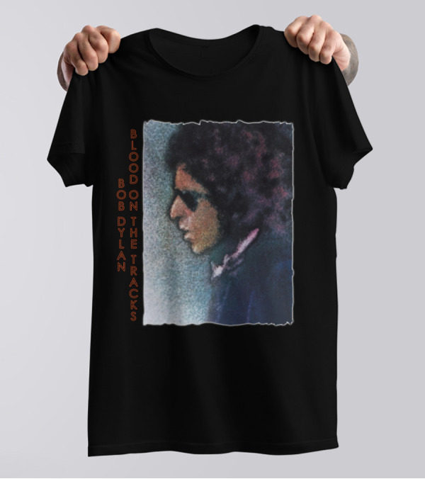 Bob Dylan Blood On The Tracks Album Cover T-Shirt
