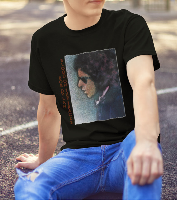 Bob Dylan Blood On The Tracks Album Cover T-Shirt