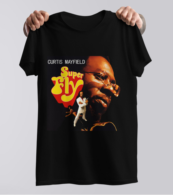 Curtis Mayfield Super Fly Classic Album Cover T-Shirt