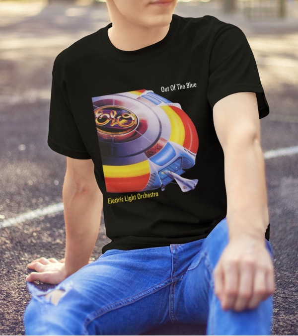 ELO Electric Light Orchestra Out Of The Blue Spaceship T-Shirt