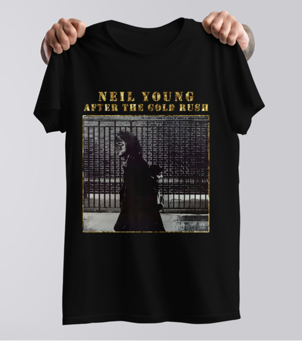 Neil Young After The Gold Rush Album Cover 1970 T-Shirt
