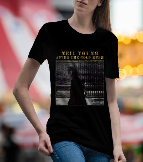 Neil Young After The Gold Rush Album Cover 1970 T-Shirt