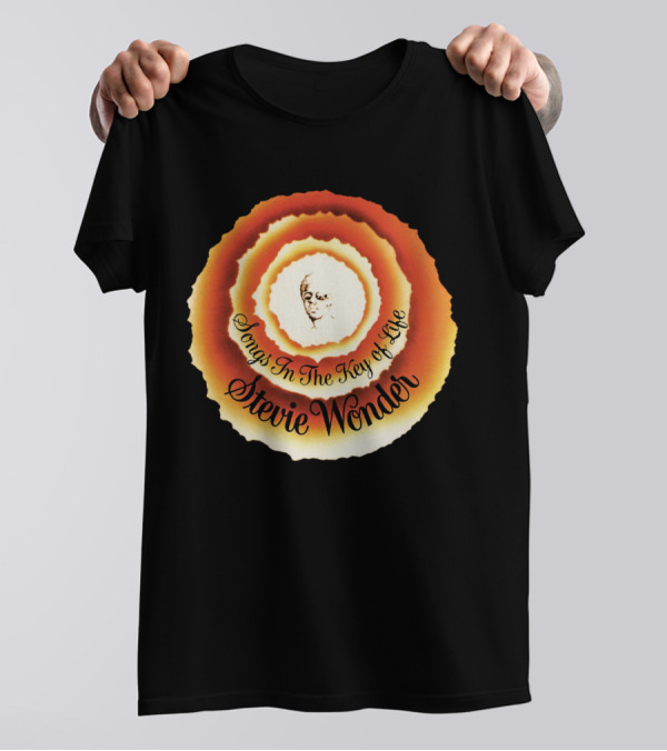 Stevie Wonder Songs In The Key Of Life Vintage Circular T-Shirt