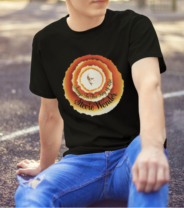 Stevie Wonder Songs In The Key Of Life Vintage Circular T-Shirt