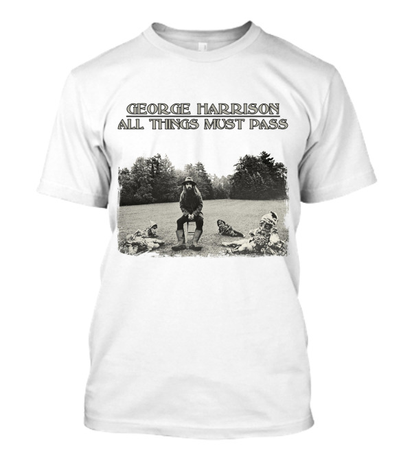 George Harrison All Things Must Pass 1970 Album Cover Image T-Shirt