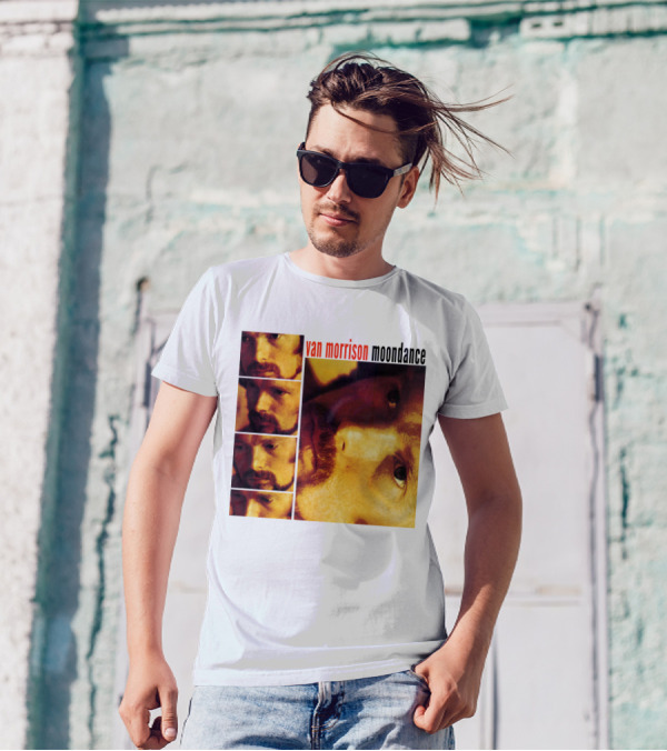 Van Morrison Moondance 1970 Album Cover T-Shirt