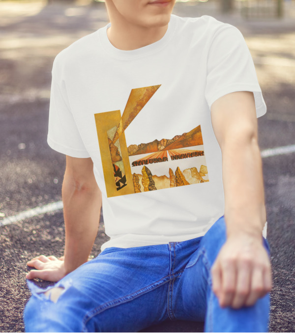 Stevie Wonder Innervisions Album Art Landscape Motif T-Shirt