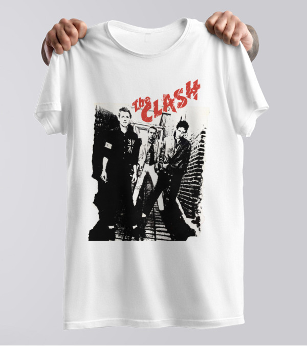 The Clash Iconic Punk Rock Album Cover T-Shirt