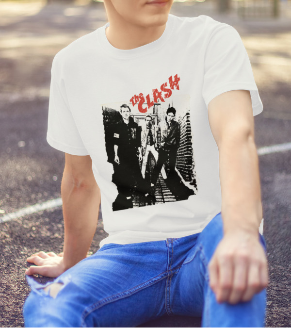 The Clash Iconic Punk Rock Album Cover T-Shirt