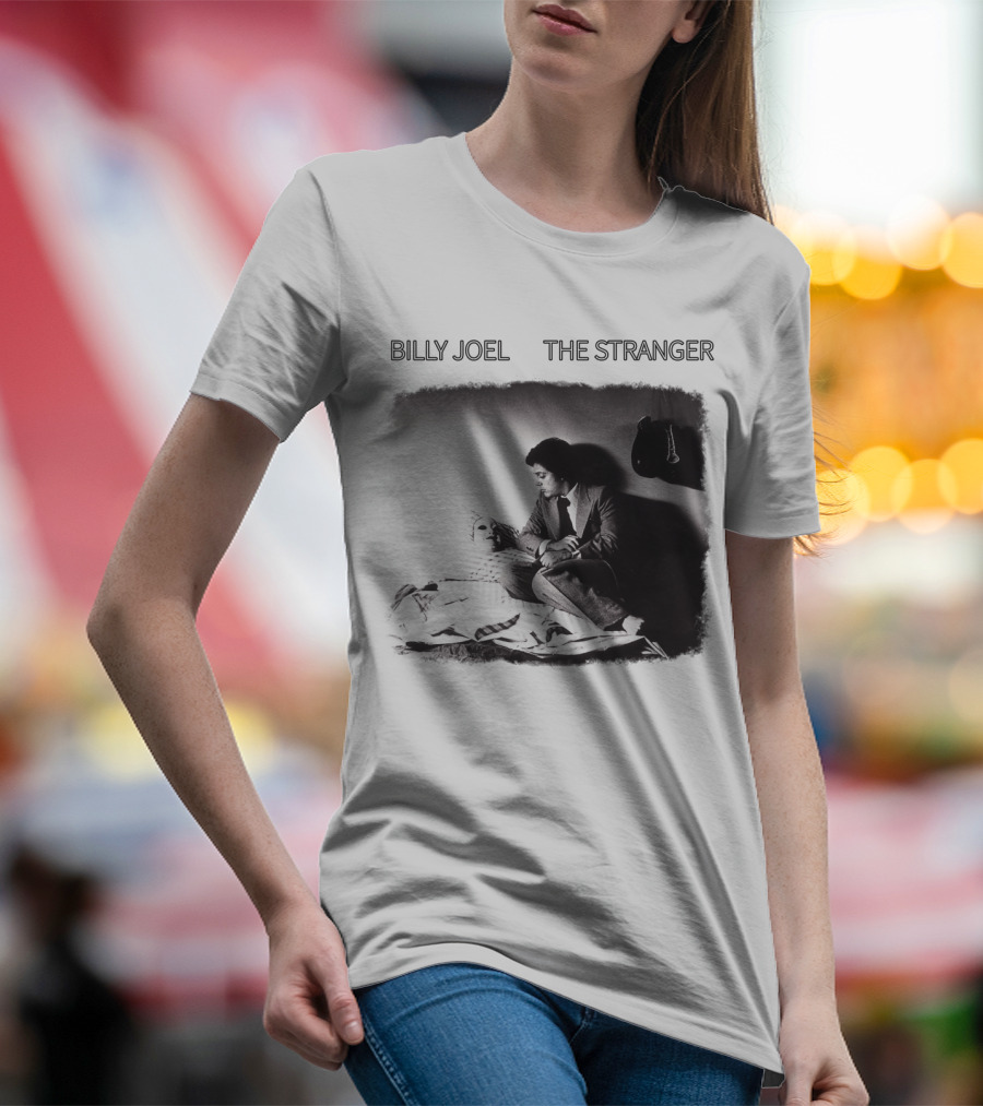 Billy Joel The Stranger Album Cover Sitting On Bed With Mask T-Shirt