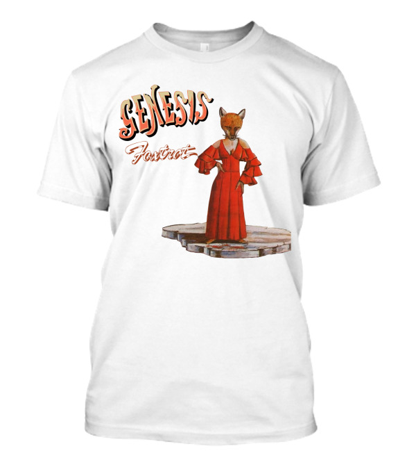 GENESIS Foxtrot Fox Figure In Red Dress T-Shirt
