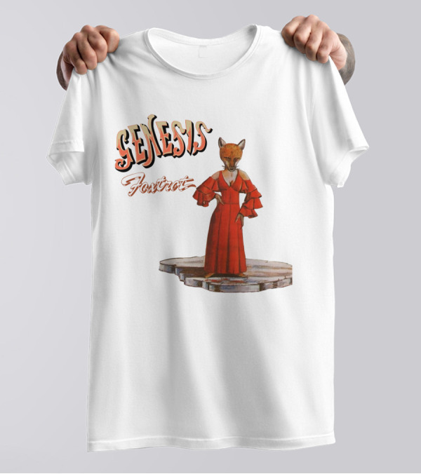 GENESIS Foxtrot Fox Figure In Red Dress T-Shirt