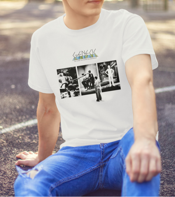 Genesis The Lamb Lies Down On Broadway Vintage Album Cover Montage T-Shirt