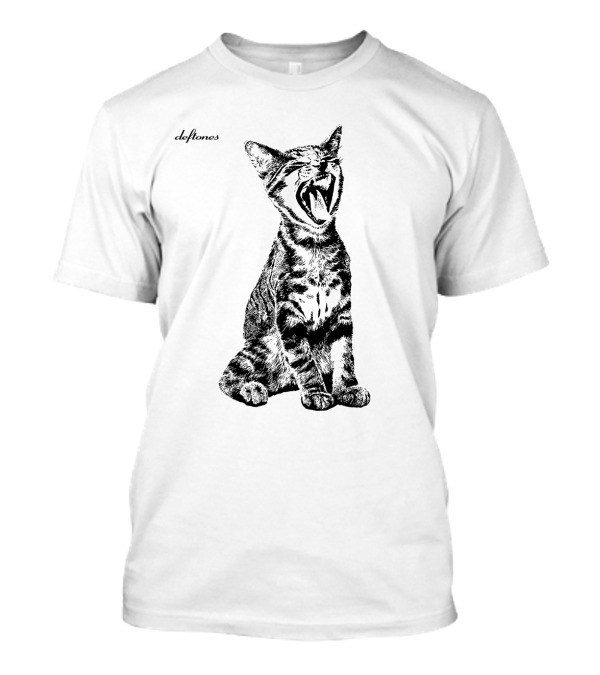 Deftones Yawning Cat T-Shirt