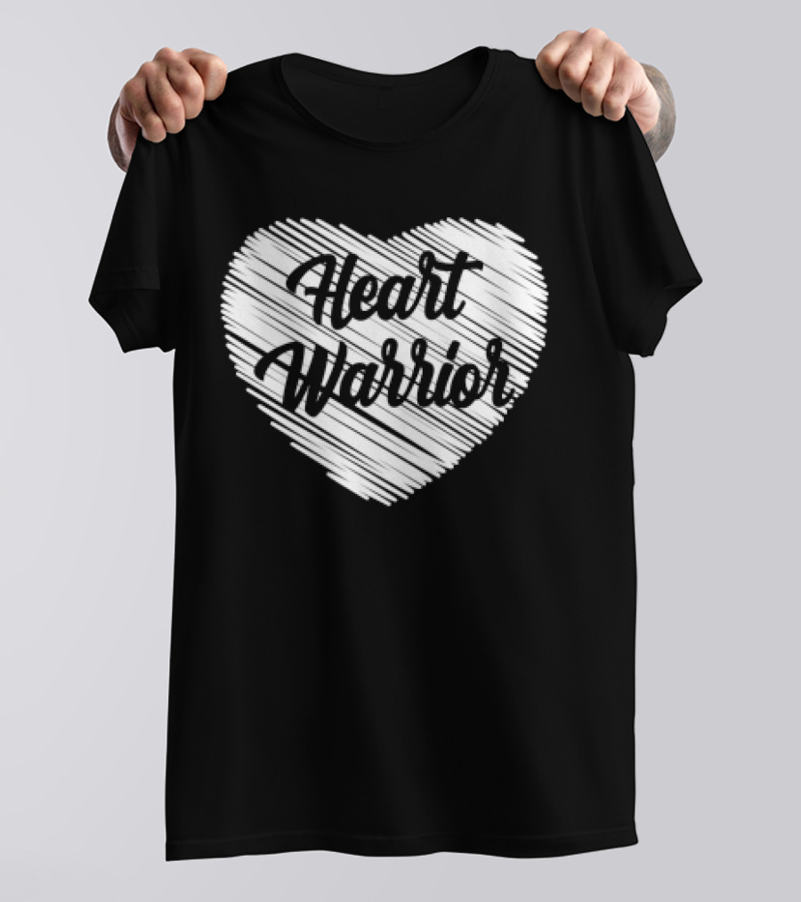 Heart Warrior Wear Red Heart Disease Awareness T-Shirt
