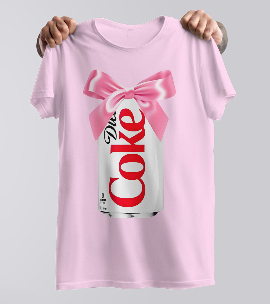 Pink Bow Diet Coke Can T-Shirt