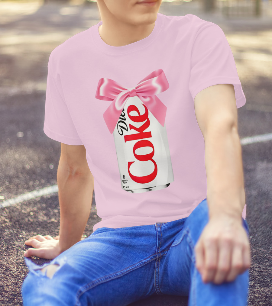 Pink Bow Diet Coke Can T-Shirt