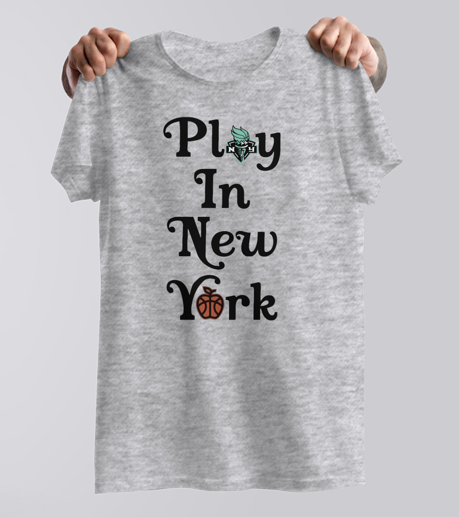 Play In New York Liberty Basketball Icon T-Shirt