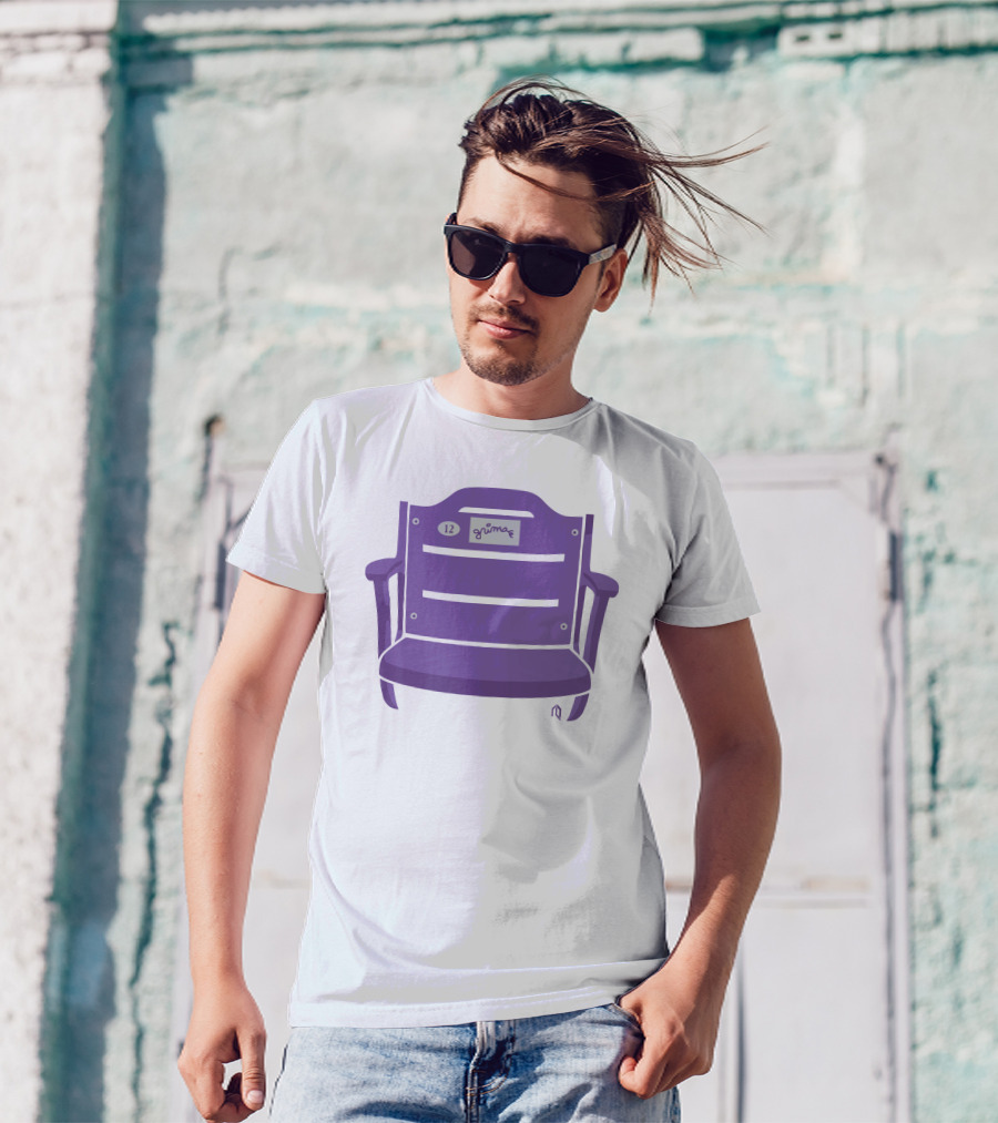 Grima Purple Stadium Throne Seat 12 T-Shirt