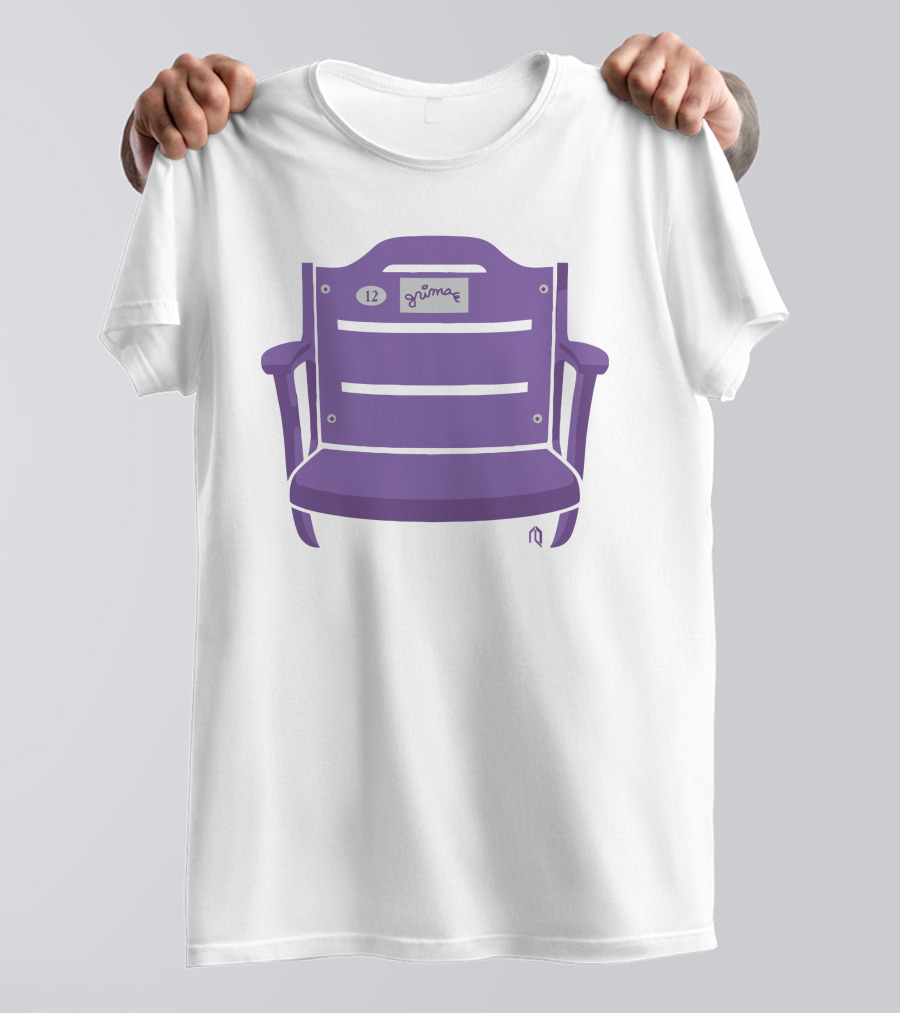 Grima Purple Stadium Throne Seat 12 T-Shirt