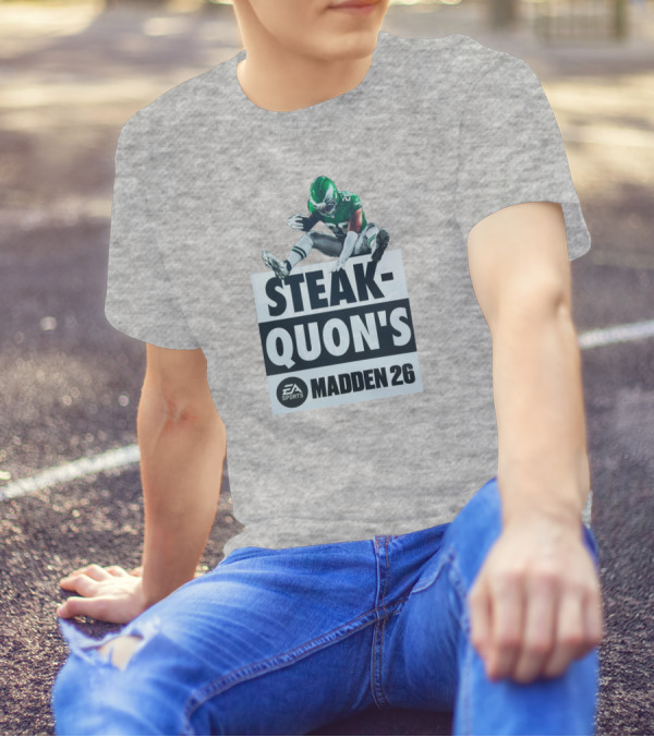 Saquon Barkley Steak Quon’s EA Sports Madden 26 Philadelphia Eagles T-Shirt