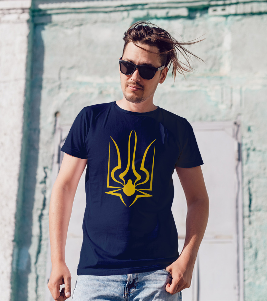 Yuri Tard Spiderweb Ukraine T-Shirt