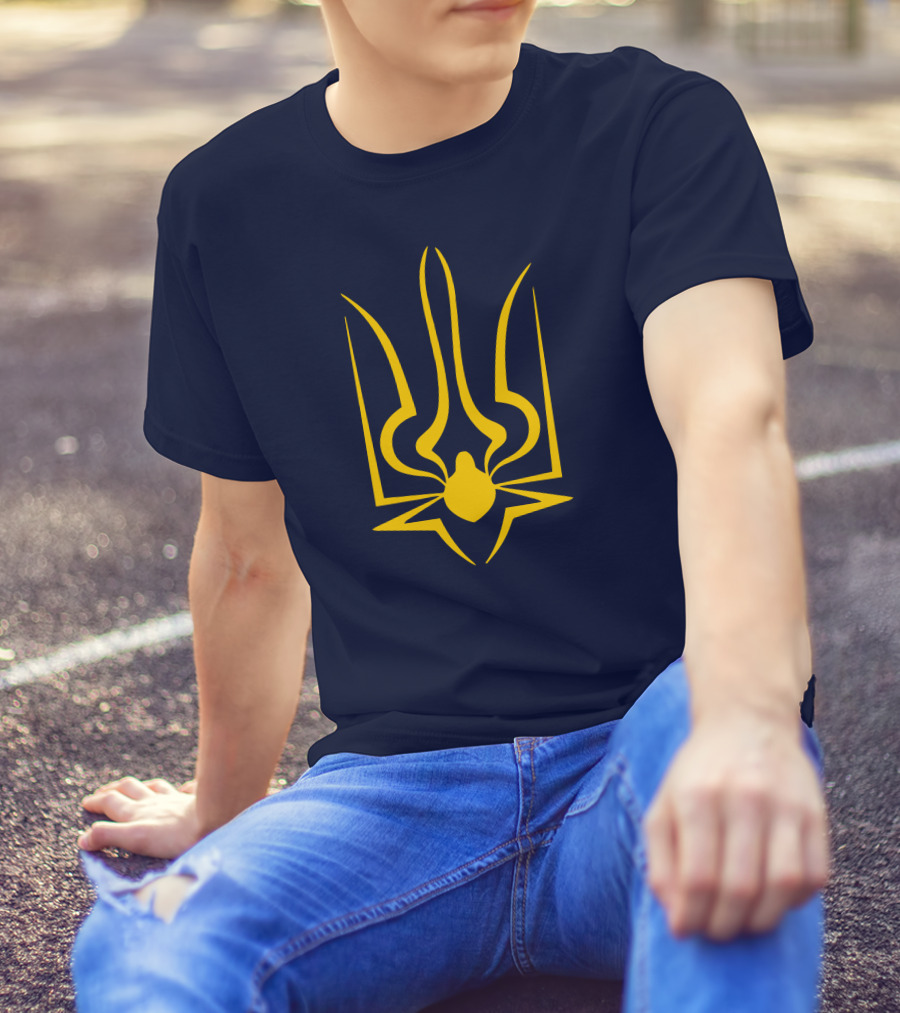 Yuri Tard Spiderweb Ukraine T-Shirt