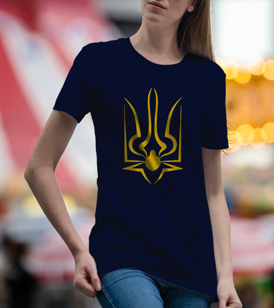 Yuri Tard Spiderweb Ukraine T-Shirt