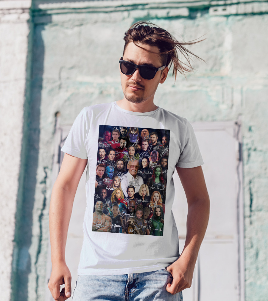 MV 001 Marvel Cinematic Universe Collage T-Shirt
