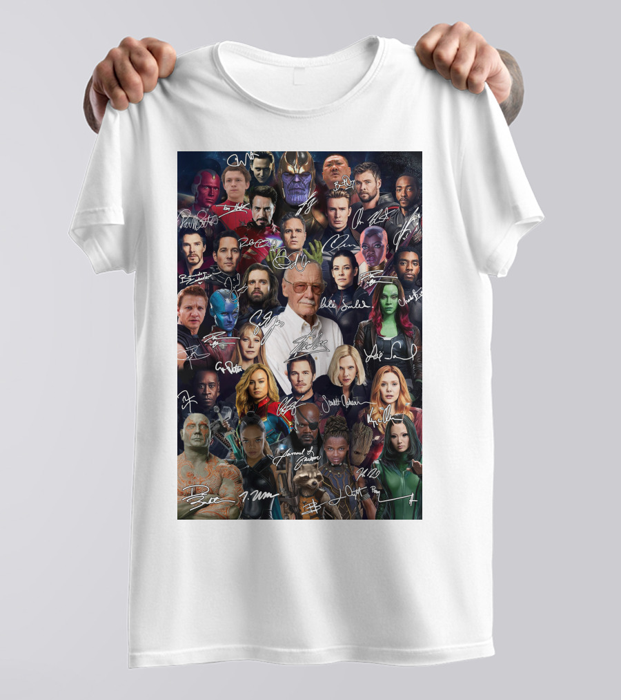 MV 001 Marvel Cinematic Universe Collage T-Shirt