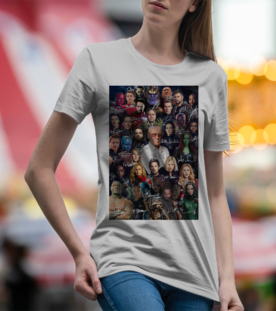 MV 001 Marvel Cinematic Universe Collage T-Shirt