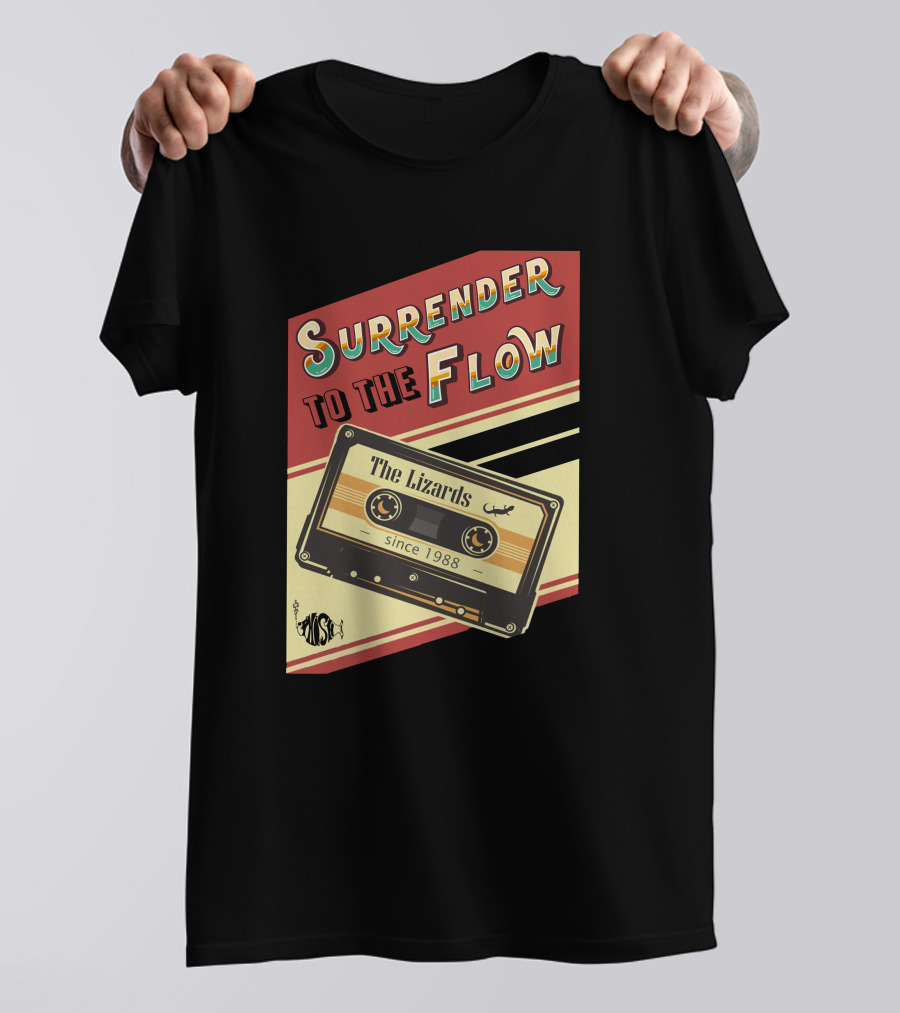 Surrender To The Flow The Lizards Since 1988 Cassette T-Shirt