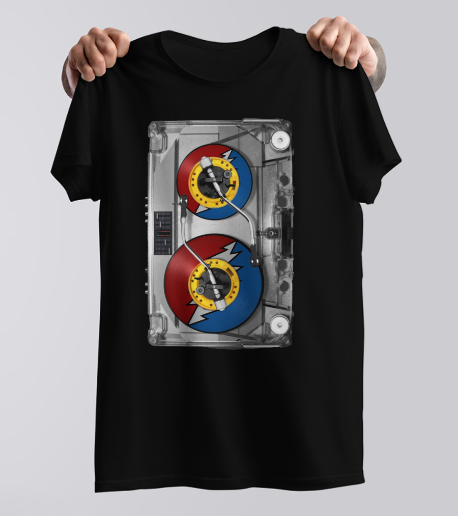 Grateful Dead Cassette Tape Retro Vibe T-Shirt