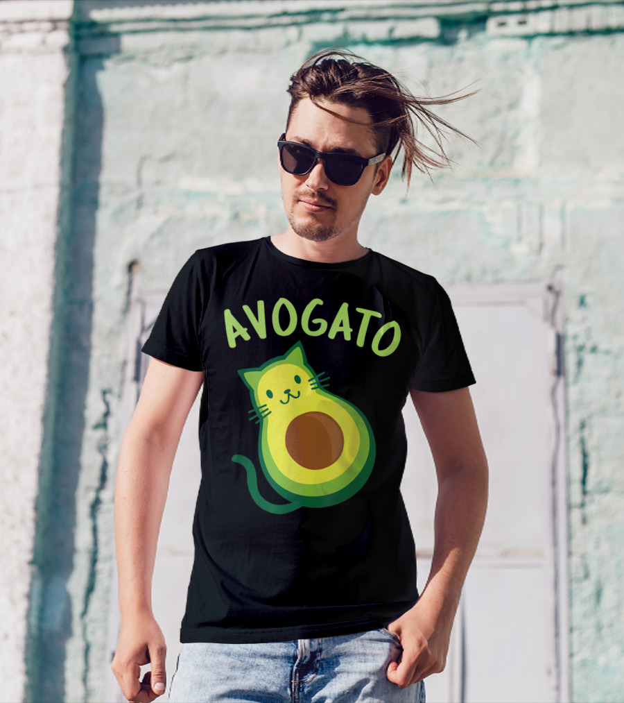 Avogato Cat Avocado Cinco De Mayo T-Shirt